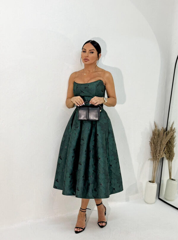 Rafaella Emerald korset haljina od brokata