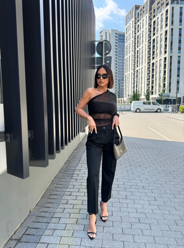 Zita Black trendi cigaret pantalone