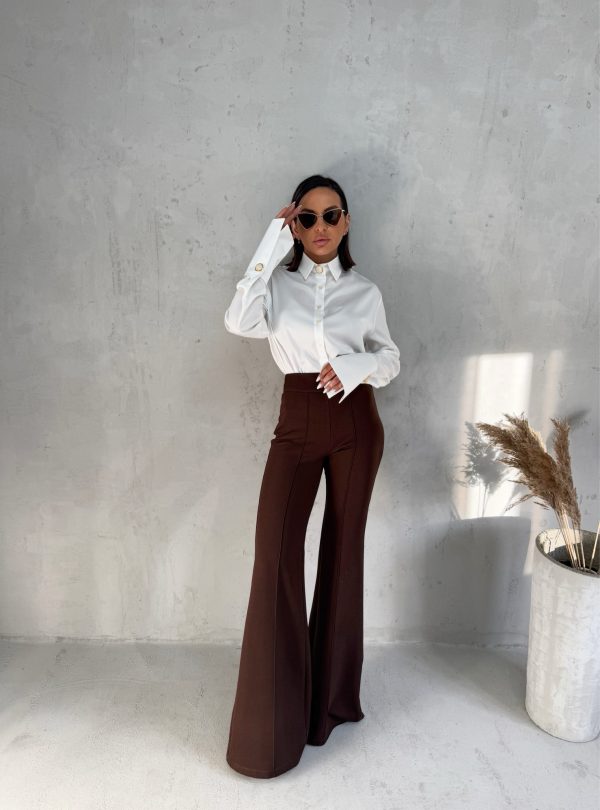 Silvia White košulja visokih manžetni