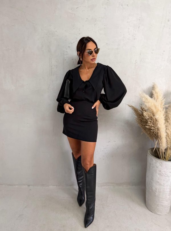 Mini crna basic suknja
