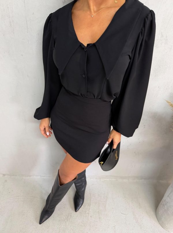 Mini crna basic suknja