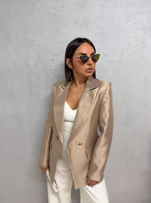 Elegantni bronzani ženski sako