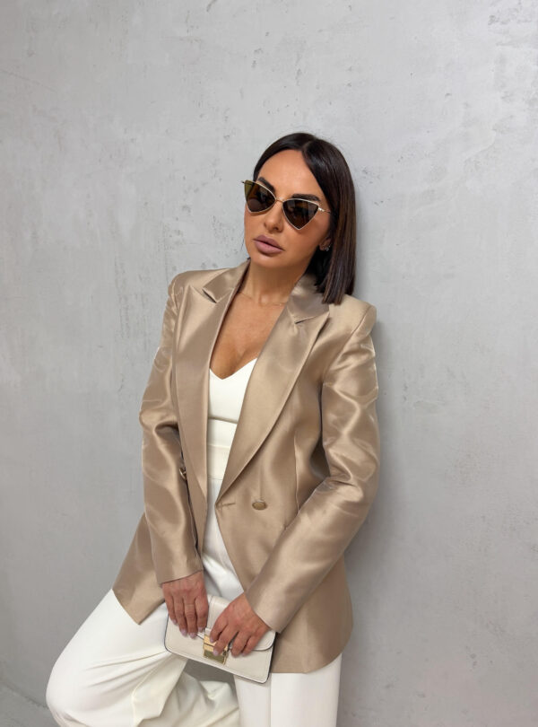 Elegantni bronzani ženski sako