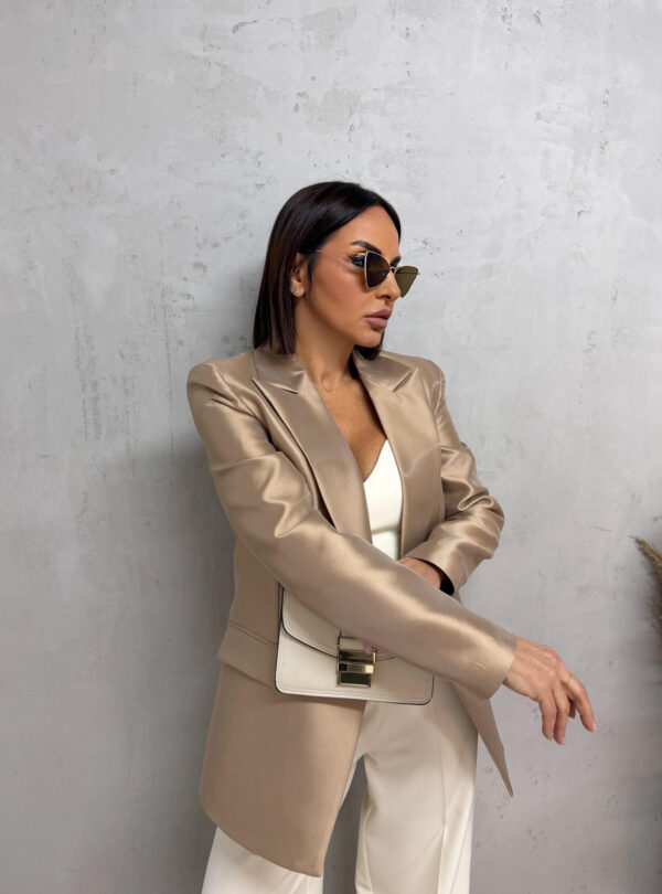 Elegantni bronzani ženski sako