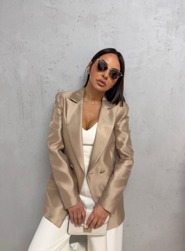 Elegantni bronzani ženski sako